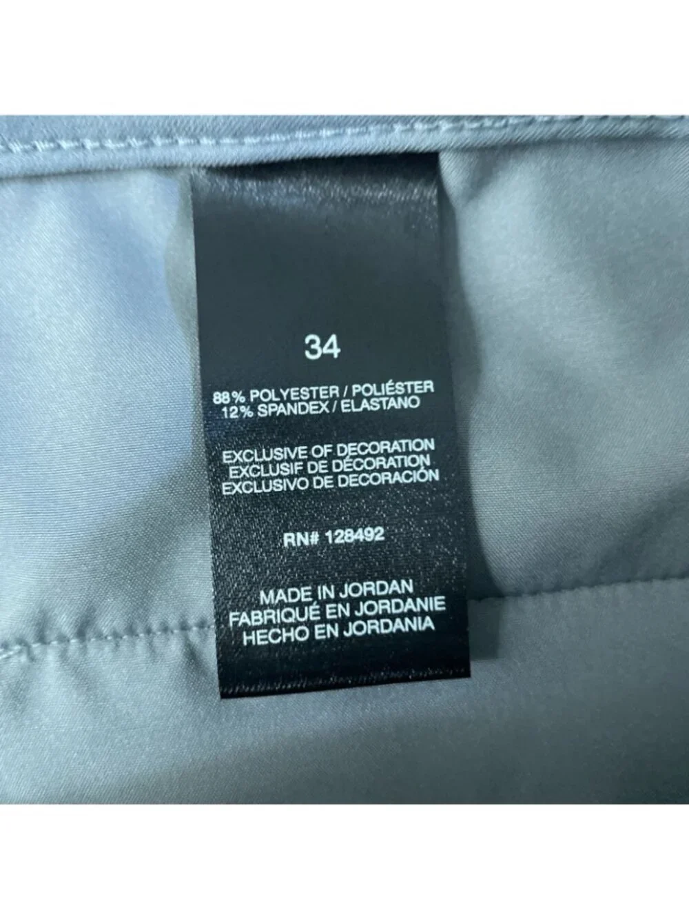 NWT Greg Norman Men's 34 ML75 Stretch Shorts Gray Performance Golf Flex Waist